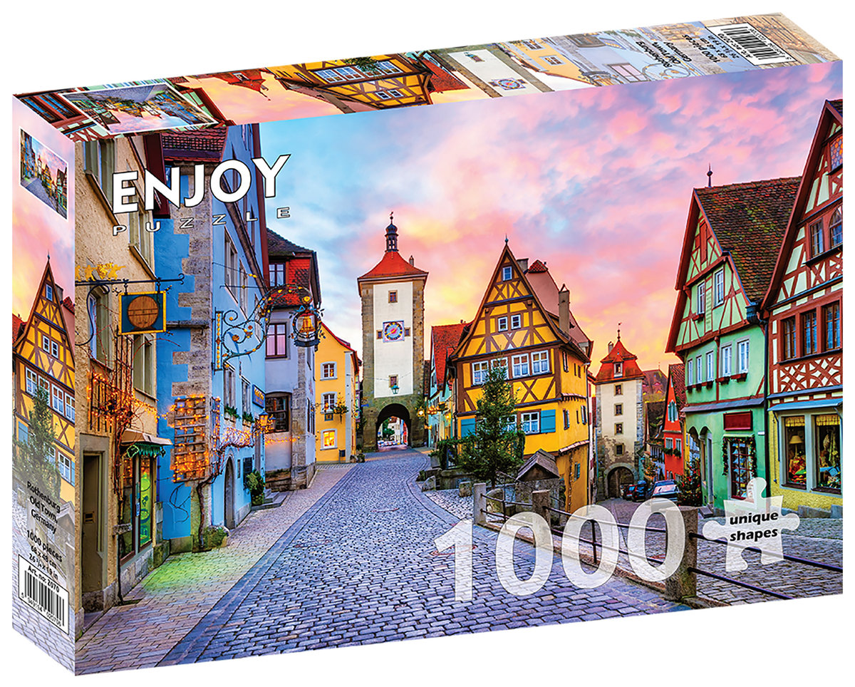 Фото - Пазли й мозаїки ENJOY , Puzzle - Rothenburg ob der Tauber / Bawaria / Niemcy, 1000 el. 