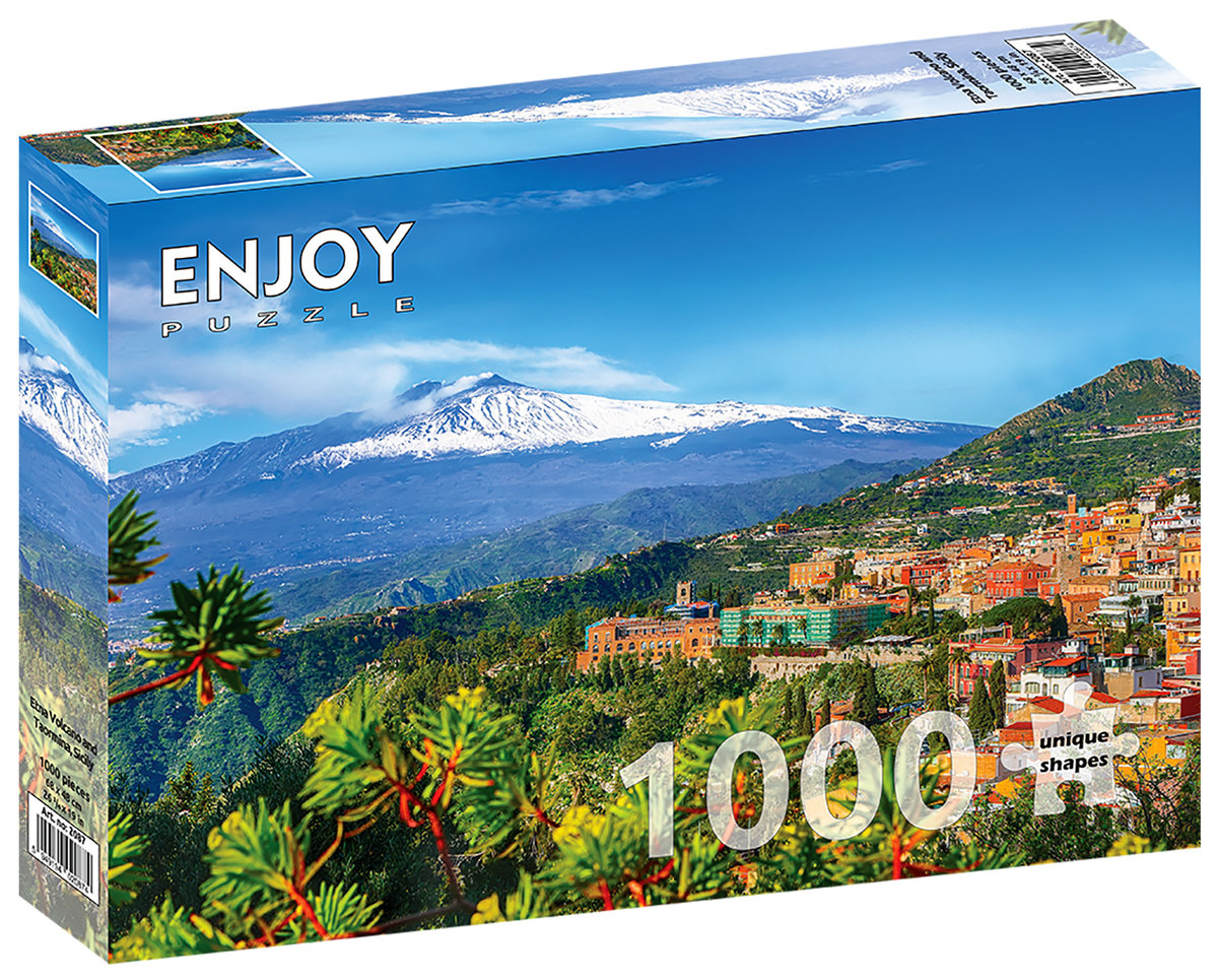 Фото - Пазли й мозаїки ENJOY , Puzzle - Wulkan Etna / Sycylia / Włochy, 1000 el. 