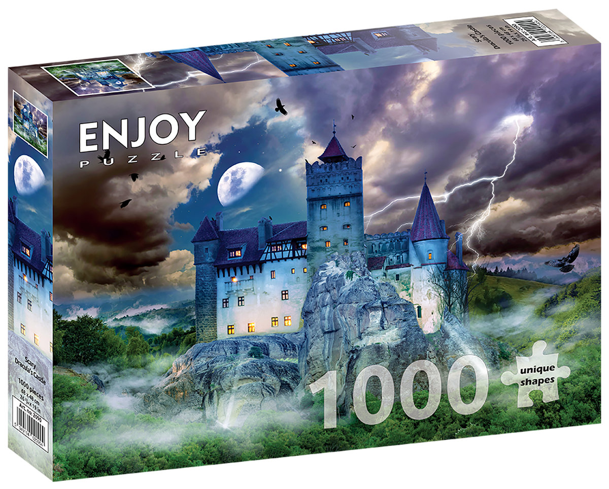 Zdjęcia - Puzzle i mozaiki ENJOY , Puzzle - Zamek hrabiego Drakuli, 1000 el. 