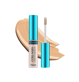 Enough Collagen Cover Tip Concealer #02, Korektor do twarzy o właściwościach nawilżających i rozjaśniających, 6,5g - Enough