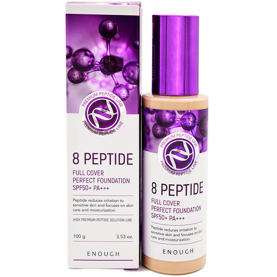 Enough, Podkład 8 Peptide full cover perfect foundation SPF50+, 21 ...