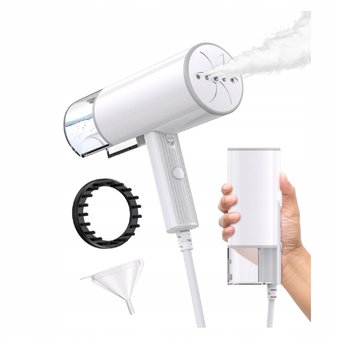 ENPULY RZ-618 składana ręczna parownica do ubrań biała pojemność 150ml - inna (Inny)