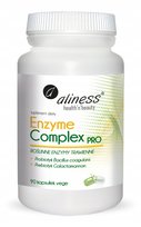 Enzyme Complex PRO x 90 VEGE CAPS PROBIOTYK suplement diety | Aliness