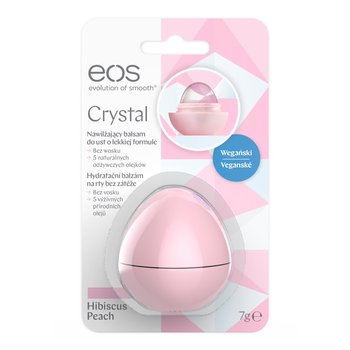 eos, Crystal, Nawilżający balsam do ust, Hibiscus Peach, 7 g - eos