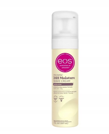 EOS krem do golenia o zapachu wanilii z masłem Shea 207 ml