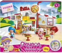 Epee PinyPon City Pizzeria - Zestaw ''Pizzeria'' z laleczką 8cm i akcesoriami Epee