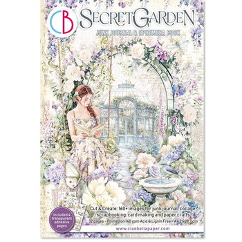 Ephemera Book Secret Garden A4 32 arkusze - Ciao Bella - Ciao Bella
