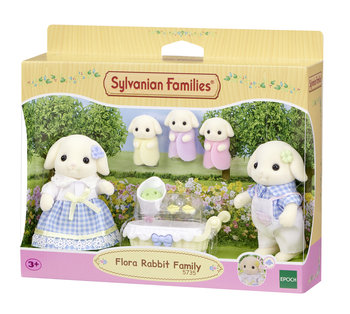 Epoch, Flora Rabbit Family Sylvanian Families 5735 - Sylvanian Families