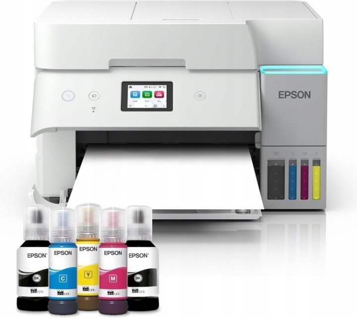 Epson Epson ET-4956 EcoTank Drukarka Atramentowa 4w1 ADF WiFi Duplex Biała Tusz