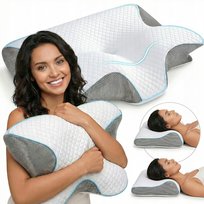 Ergonomiczna Poduszka ORTOPEDYCZNA Do Spania NA PLECACH BOKU BRZUCHU Pianka