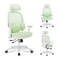 Ergonomiczny fotel dziecięcy Mark Adler Junior 6.3, podpora lędźwiowa, regulacja siedziska, Zielony