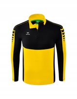 ERIMA BLUZA MĘSKA BEZ KAPTURA ŻÓŁTA Z OZDOBNYM NADRUKIEM XXL 7BA ERIMA
