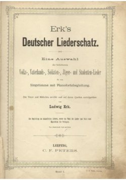 Erks Deutscher Liederschatz - | Książka w Empik