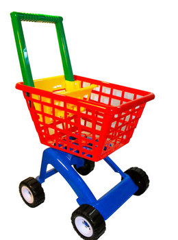 Ers, Polski duży Wózek sklepowy, Marketowy dla dzieci  - ERS - zabawki