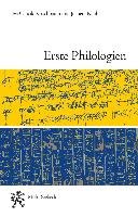 Erste Philologien - Cancik-Kirschbaum Eva, Kahl Jochem