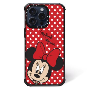 ERT GROUP Oryginalne i oficjalnie licencjonowane Disney wzór Minnie 008 Magnetyczne etui na telefon komórkowy IPHONE 14 Etui kompatybilne z MagSafe, Czerwony - Disney