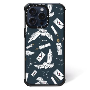 ERT GROUP Oryginalne i oficjalnie licencjonowane Harry Potter wzór Harry Potter 034 Magnetyczne etui na telefon komórkowy IPHONE 15 Etui kompatybilne z MagSafe, Granatowy - Harry Potter