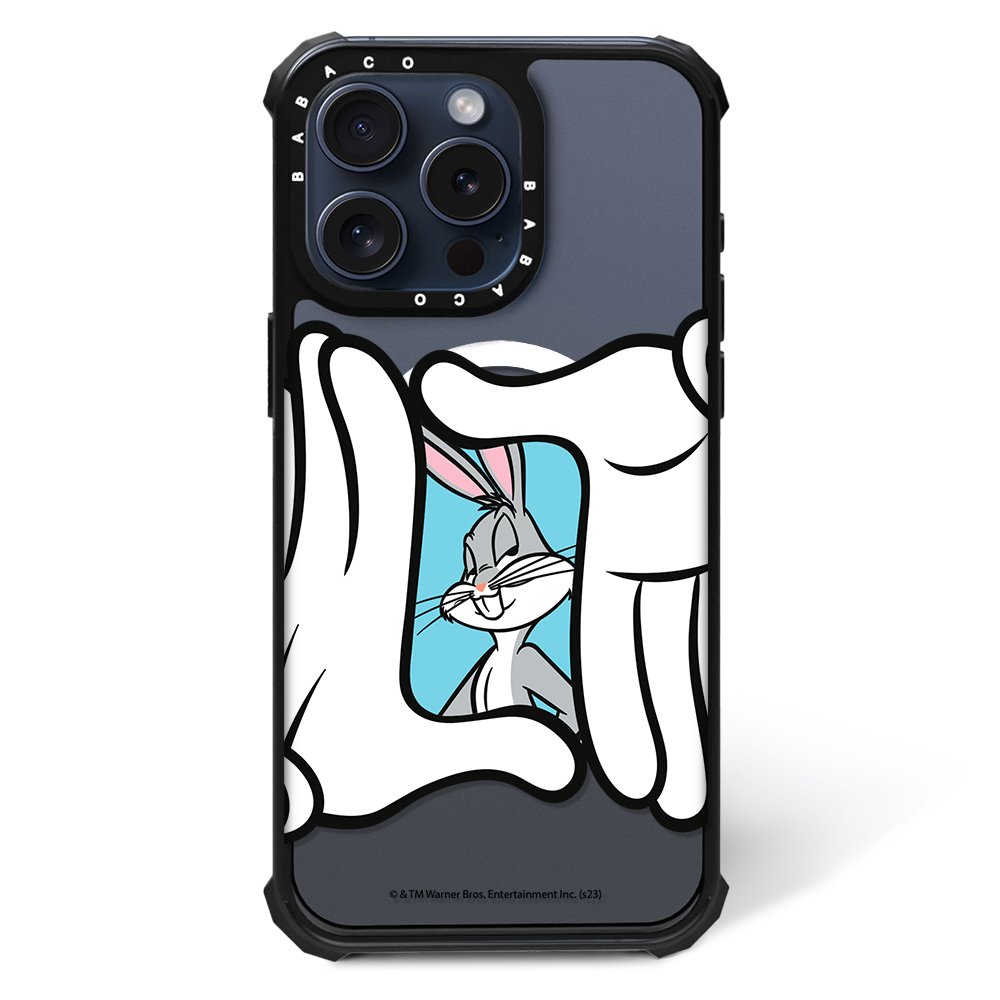 Bugs Bunny Funda Para IPhone 12/12 Pro Con Licencia Oficial De Looney Tunes - Diseño De Bugs Bunny, TPU Flexible Y Protectora Funda IPhone 12