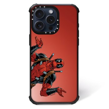 ERT GROUP Oryginalne i oficjalnie licencjonowane Marvel wzór Deadpool 016 Magnetyczne etui na telefon komórkowy IPHONE 14 PRO MAX Etui kompatybilne z MagSafe, Czerwony - Marvel