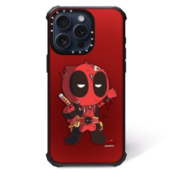 ERT GROUP Oryginalne i oficjalnie licencjonowane Marvel wzór Deadpool 019 Magnetyczne etui na telefon komórkowy IPHONE 14 Etui kompatybilne z MagSafe, Czerwony - Marvel