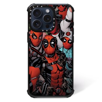 ERT GROUP Oryginalne i oficjalnie licencjonowane Marvel wzór Deadpool 033 Magnetyczne etui na telefon komórkowy IPHONE 15 Etui kompatybilne z MagSafe, Wielobarwny - Marvel