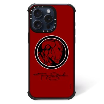 ERT GROUP Oryginalne i oficjalnie licencjonowane Marvel wzór Iron Man 037 Magnetyczne etui na telefon komórkowy IPHONE 13 PRO Etui kompatybilne z MagSafe, Czerwony - Marvel