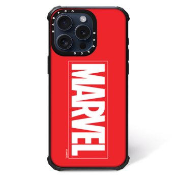 ERT GROUP Oryginalne i oficjalnie licencjonowane Marvel wzór Marvel 001 Magnetyczne etui na telefon komórkowy IPHONE 15 PRO MAX Etui kompatybilne z MagSafe, Czerwony - Marvel