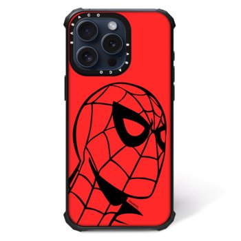 ERT GROUP Oryginalne i oficjalnie licencjonowane Marvel wzór Spider Man 050 Magnetyczne etui na telefon komórkowy IPHONE 13 PRO Etui kompatybilne z MagSafe, Czerwony - Marvel