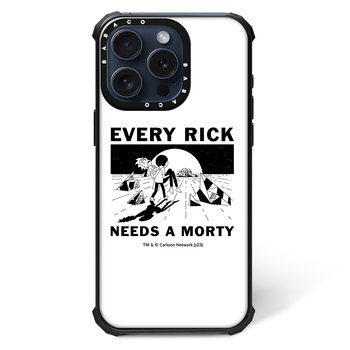 ERT GROUP Oryginalne i oficjalnie licencjonowane Rick and Morty wzór Rick i Morty 045 Magnetyczne etui na telefon komórkowy IPHONE 13 PRO Etui kompatybilne z MagSafe, Biały - Inny producent