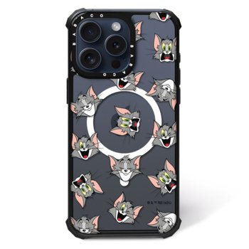 ERT GROUP Oryginalne i oficjalnie licencjonowane Tom & Jerry wzór Tom i Jerry 007 Magnetyczne etui na telefon komórkowy IPHONE 13 PRO MAX Etui kompatybilne z MagSafe, Przeźroczysty - Tom and Jerry