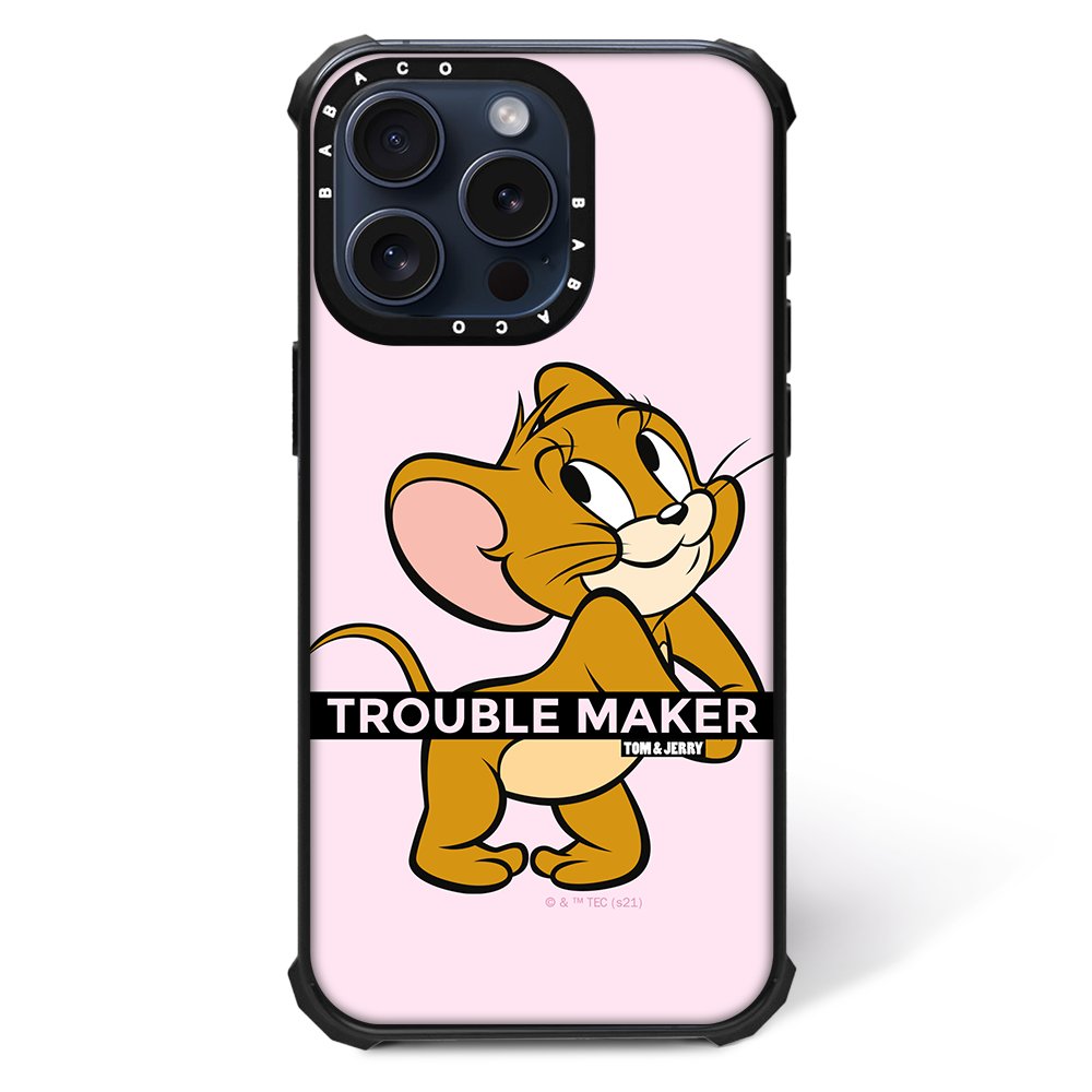 Ert Group custodia per cellulare per Iphone 13 PRO MAX originale e con licenza ufficiale Tom and Jerry, modello Tom and Jerry 008 adattato in modo ottimale, custodia in TPU