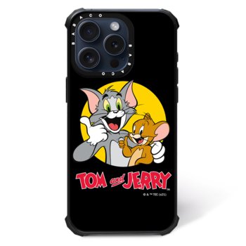 ERT GROUP Oryginalne i oficjalnie licencjonowane Tom & Jerry wzór Tom i Jerry 013 Magnetyczne etui na telefon komórkowy IPHONE 15 Etui kompatybilne z MagSafe, Czarny - Tom and Jerry