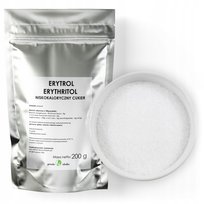 Erytrytol 200 G Erytrol Erythritol Naturalny Słodzik Niskokaloryczny