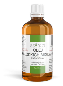 Esent, olej ze słodkich migdałów, rafinowany, 100 ml - Esent