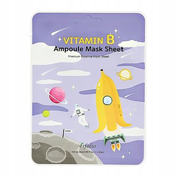 Esfolio Maska do twarzy w płachcie z witaminą B z ekstraktem z banana 25 ml - Esfolio