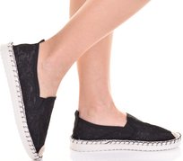 ESPADRYLE DAMSKIE LEKKIE TENISÓWKI WSUWANE EKOSKÓRZANE MODNE BEŻOWE Inna marka
