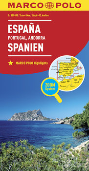 Espana, Portugal, Andorra. Mapa 1:800 000 - Opracowanie zbiorowe