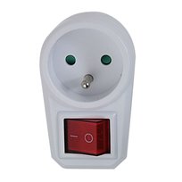 ESPERANZA ROZGAŁĘŹNIK/ADAPTER ELEKTR. 1 GN. WŁ. BIAŁY ELK301W Esperanza