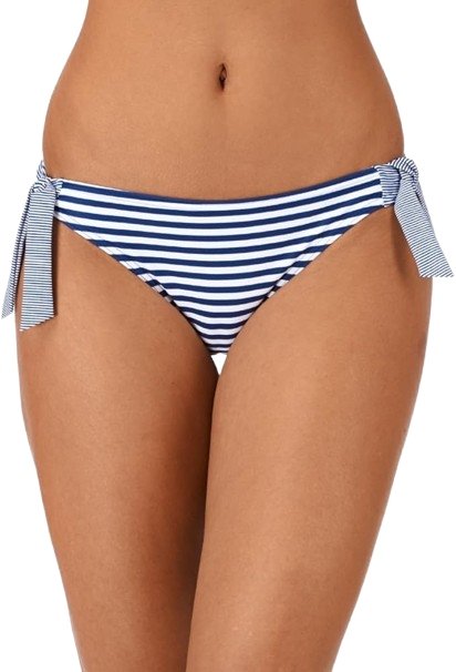 Esprit ESPRIT DÓŁ OD BIKINI W PASKI BIAŁO-NIEBIESKI 38 J5A