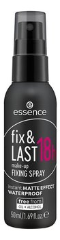 Essence fix & LAST Make-up Fixing Spray Utrwalający Makijaż 18h 50ml - Essence