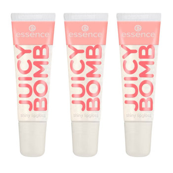 Essence, Zestaw 3 Błyszczyków do Ust, Juicy Bomb Shiny Lip Gloss 101 Lovely Litchi - Essence