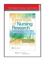 Essentials of Nursing Research Polit Denise F.
