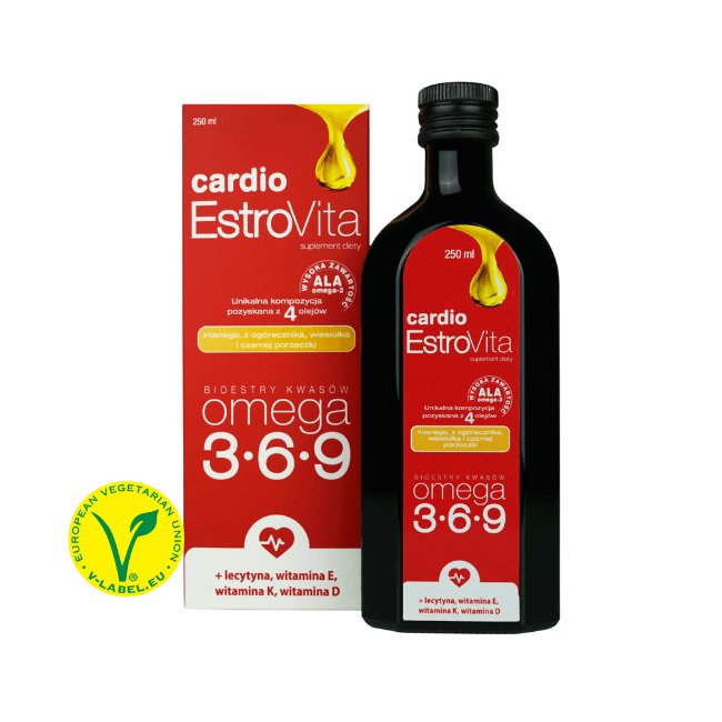 Фото - Вітаміни й мінерали EstroVita, Cardio, Suplement diety, 250 ml