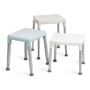Etac Smart -stołek prysznicowy z regulacją wysokości (kwadratowe siedzisko) kol. błękitny - Inny producent