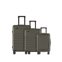 ETERNITIVE Zestaw 3 walizek, Poliwęglan & ABS, Port USB-C USB-A, Koła 360°