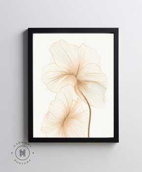 Eteryczne kwiaty - 40x50 cm - Bez ramy - Harmony Posters