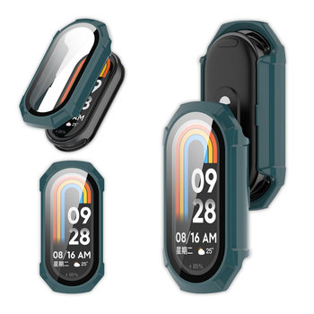 Etui 2w1 + szkło Vanfone do Xiaomi Mi Band 8, zielone - Vanfone