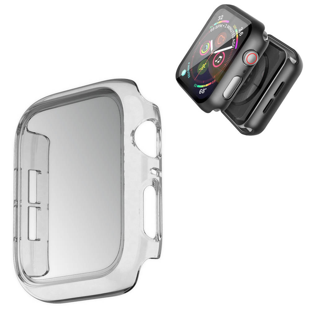Zdjęcia - Etui i folia ochronna do smartwatchy Strado Etui 2W1 Ze Szkłem Do Apple Watch 7 45Mm 