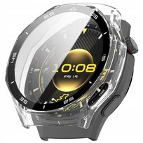 Etui 2w1z wbudowanym Szkłem do Huawei Watch GT 6 PRO 46mm BEZBARWNE