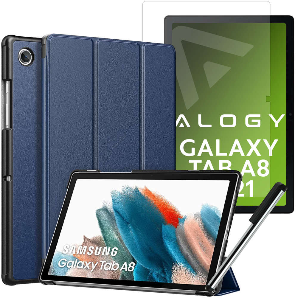 Zdjęcia - Etui Alogy   Book Cover do Samsung Galaxy Tab A8  SM-X200/SM-X205 Granat  2021